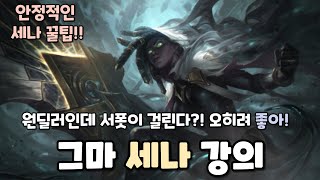 [와일드리프트] 원딜러가 알려주는 서폿 [세나] 강의