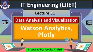 Lec-31_Watson Analytics, Plotly | Data Analysis & Visualization | IT Engineering