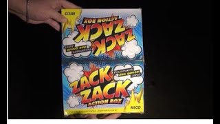 Zack Zack Action Box - NICO - Kat 1 Jugendfeuerwerk Verkaufsdisplay UNBOXING