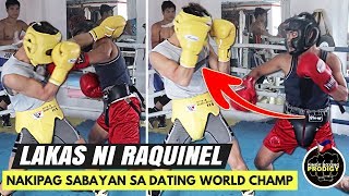 Raquinel PINABILIB sa Sparring si ex-WBO World Champion Kimura | Malaki daw POTENTIAL