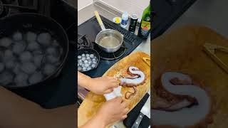 YouTube史上最速で水蛸カルパッチョ作って食べる男