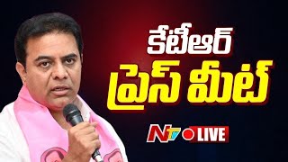 KTR Press Meet LIVE | కేటీఆర్ ప్రెస్ మీట్ | Ntv