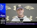 john harbaugh on baltimore’s first afc north game baltimore ravens