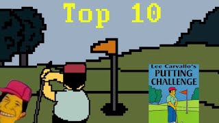 Top 10 Lee Carvallo's Putting Challenge Moments