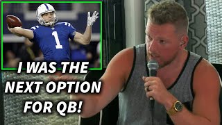 Pat McAfee Was Almost An NFL Quarterback!