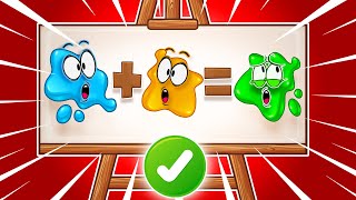 Colores Combinados 🤓📖 + Más Videos Educativos para Niños | Niños Sabios