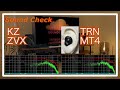 kz zvx vs trn mt4 iems chinese in ear sound comparison 中華イヤホン音比較