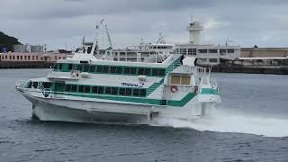 Boeing 929 Jetfoil　nice landing！