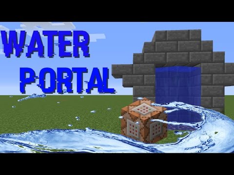 How To Make A Minecraft Water Portal How To Make A Minecraft Water Portal