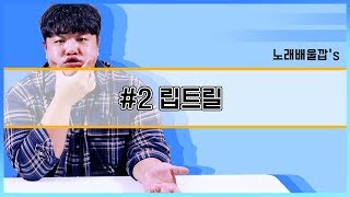 [투깝스의 노래 잘하는 법] 2. 립트릴