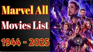 Marvel Cinematic Universe all Movies Names List from 1944 to 2025, W.W. Movies/ 5 March 2022