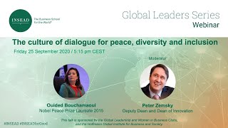 The culture of Dialogue for Peace, Diversity and Inclusion.