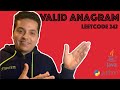 Valid Anagram (Leetcode 242) | Easy Java & Python
