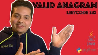 Valid Anagram (Leetcode 242) | Easy Java & Python