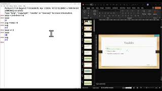 Python Lesson 3 #python #basics #coding #variables #= #assignmentoperators