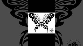Python Turtle Graphics - 12 || Butterfly || Art by Code #shorts