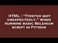 HTML :