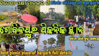 Gobindpur picnic spot full details // birds village of bargarh // boat ride