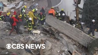 Desperate search continues for earthquake survivors in Turkey, Syria