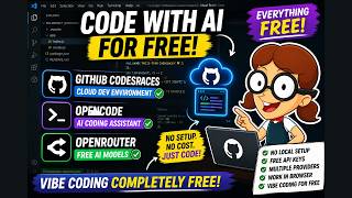 Code with AI for FREE in GitHub #openrouter #opencode #github