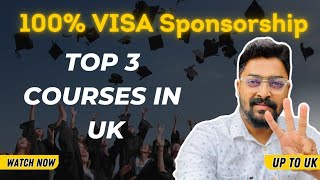 3 Best Courses In UK 🇬🇧 | Top 3 Courses In UK To Get PR | Study In UK | Study Abroad | UK Study