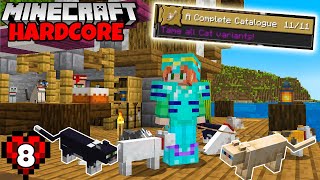 I Collected EVERY CAT in Minecraft Hardcore! Episode 8