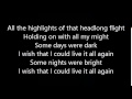 rush headlong flight lyrics