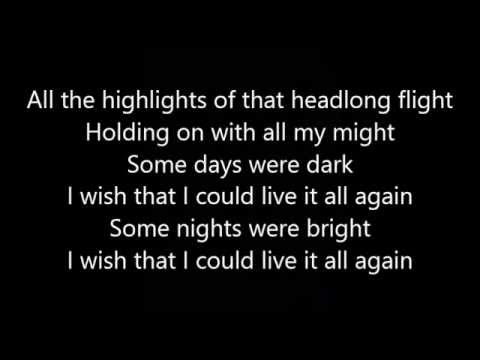 Rush Headlong Flight Lyrics Youtube