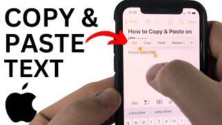 How to Copy & Paste Text on iPhone - Easy Guide