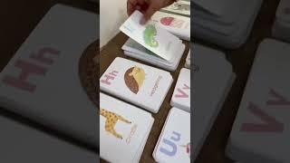 Let your bub learn the alphabet with every flip of our ABC flash cards!