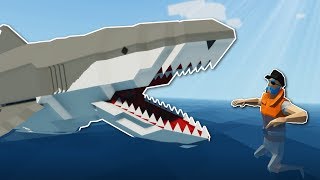 MEGALODON SHARK SURVIVAL! - Stormworks Multiplayer Gameplay