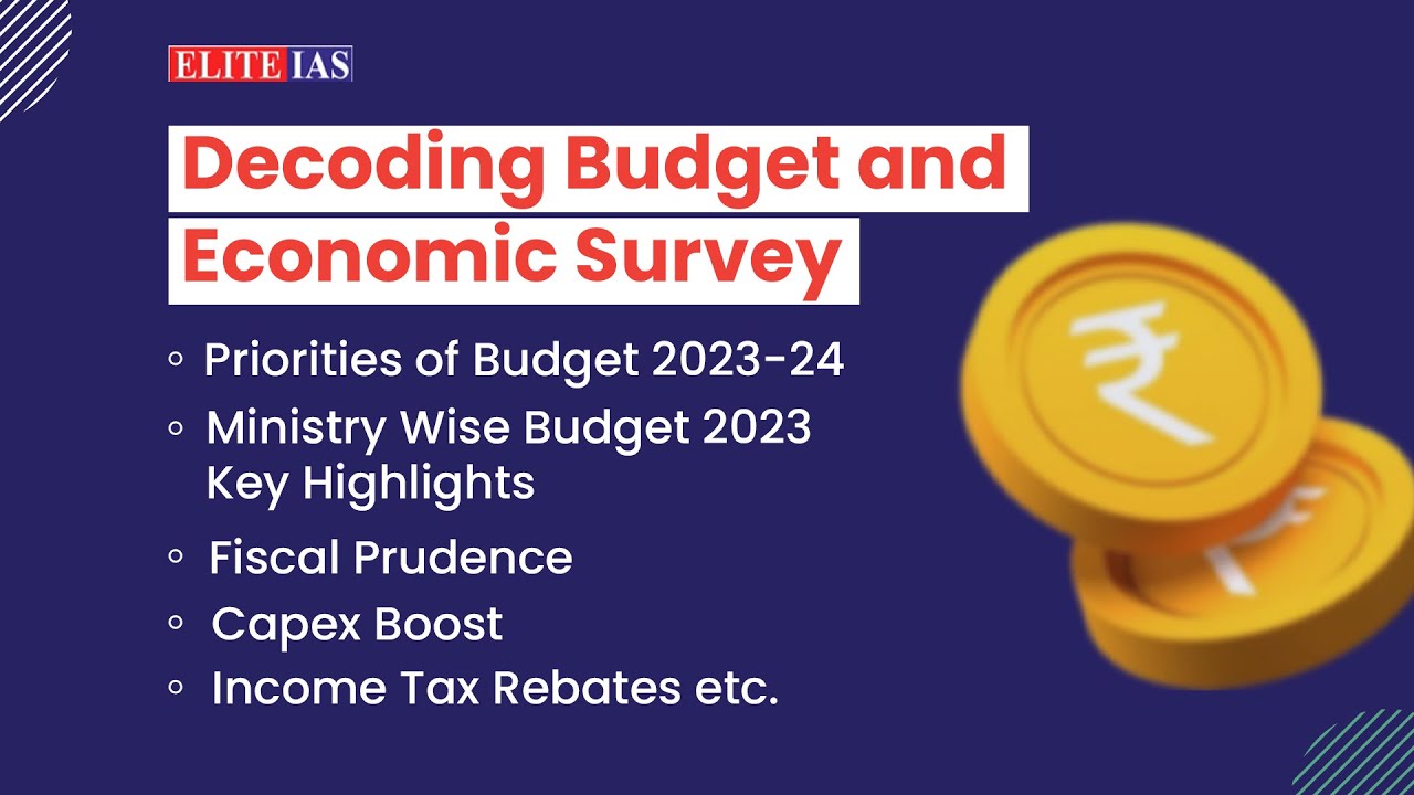 Webinar On Decoding Budget And Economic Survey | Elite IAS - YouTube