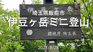 2021/8/28 伊豆ヶ岳ミニ登山-埼玉県飯能市