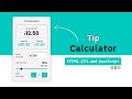 Tip Calculator in HTML CSS & Javascript | Tip Calculator in Javascript
