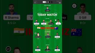 IND VS NZ 3RD ODI TODAY DREAM 11 PREDICTION 🔥#short
