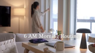 6 AM Morning Routine I Calm and productive morning with coffee & delicious breakfast I slow living