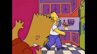 BART SIMPSONS EXPLODING BEER PRANK (CLASSIC SCENE!) (HD)