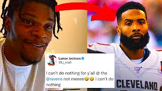 NFL PLAYERS REACT TO CLEVELAND BROWNS RELEASING ODELL BECKHAM JR | OBJ Released