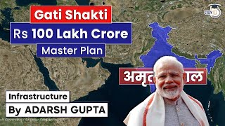 How Gati Shakti Master Plan will connect the future of India? Infrastructure By Adarsh Gupta