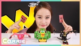 터닝메카드W 쿠루기 미리내 피닉스 변신 자동차 장난감 캐리의 배틀놀이 CarrieAndToys