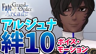 【FGOアーケード】AC版アルジュナの絆10ボイスとモーション【マイルーム】