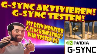 G-Sync aktivieren und G-Sync testen. NVIDIA Pendulum - Wir testen es!