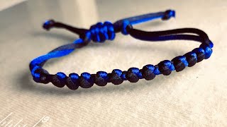 Very easy macrame bracelet to make (diy)