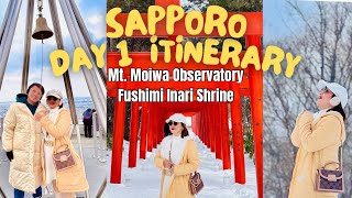 LET'S GO TO MT.MOIWA \u0026 FUSHIMI INARI IN SAPPORO JAPAN (DAY 1 ITINERARY)