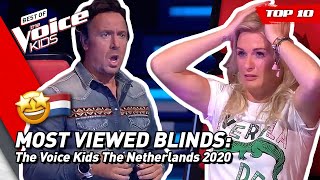TOP 10 | MOST VIEWED Blind Auditions of 2020: The Netherlands 🇳🇱 | The Voice Kid