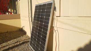 500 watt Grid tie inverter test with 100 watt panel