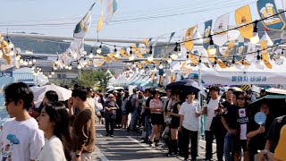 역대급 난리난 예산시장! 수만명 몰린 예산시장 맥주 바베큐 축제! 홍게 한마리 4000원, 홍게라면 7500원 / korean street food