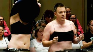 Dad Strips at School Board Meeting to Protest Dress Code