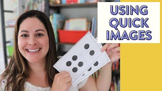 Quick Images in Kindergarten, First, and Second Grade // number sense routines for the classroom