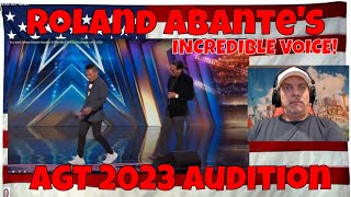 You won't believe Roland Abante's INCREDIBLE VOICE! | Auditions | AGT 2023 - REACTION